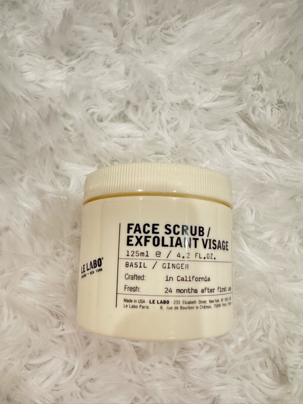 Le Labo Basil Ginger Face Scrub - Brand New Never Opened